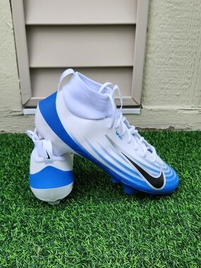 Nike Vapor Pro 1 Football Cleats IB2495-102 (White/Racer Blue/Black) SZ 13 NWOB